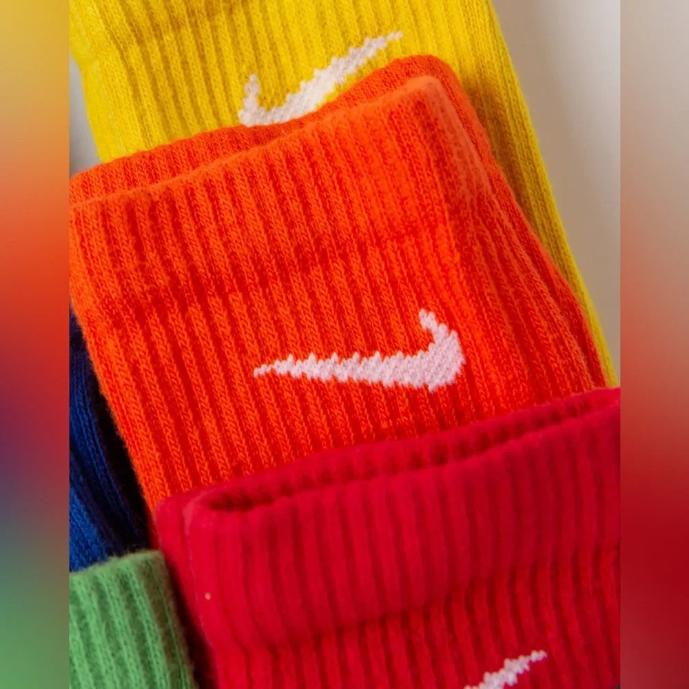 Nike Dri-fit Everyday plus cotton cushioned crew socks SX6897-903 multicolor